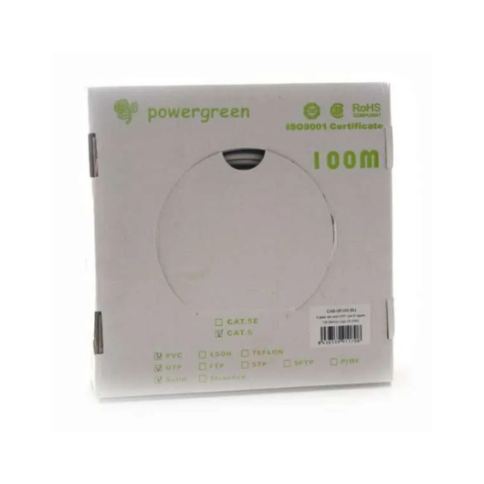 BOBINE DE CABO PEPEGREEN CAT6 100M RIGIDO