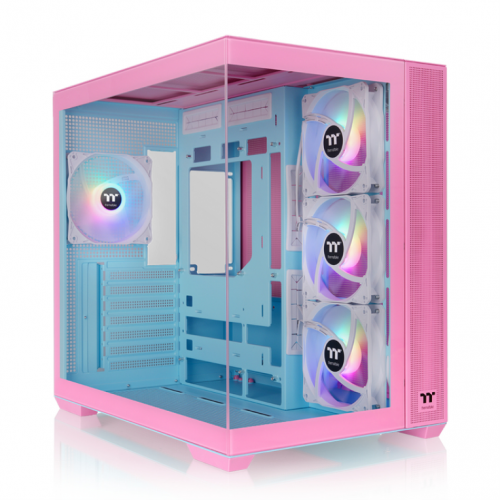 CAIXA ATX THERMALTAKE VIEW 380 USB CX1 2XVENT120MM ARGB PINK