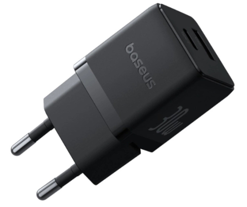 Carregador Baseus Palm Fast Charger C+U 30W Eu Cluster Black
