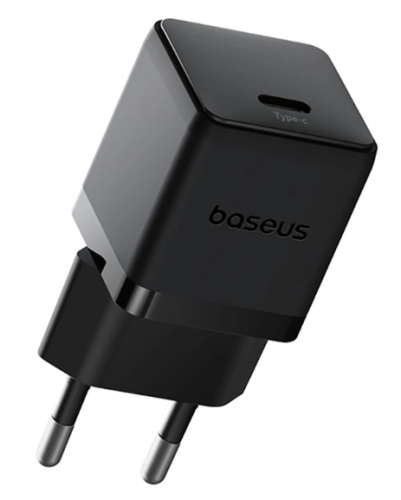 Carregador Baseus Palm Fast Charger 1C 30W Eu Cluster Black