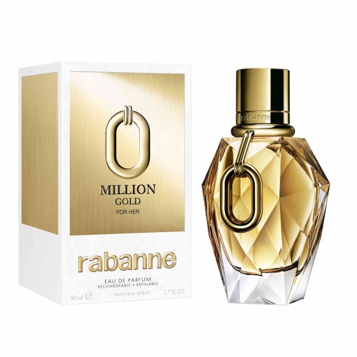 Paco Rabanne Million Gold For Her Woman Eau de Parfum Recarregável 50ml