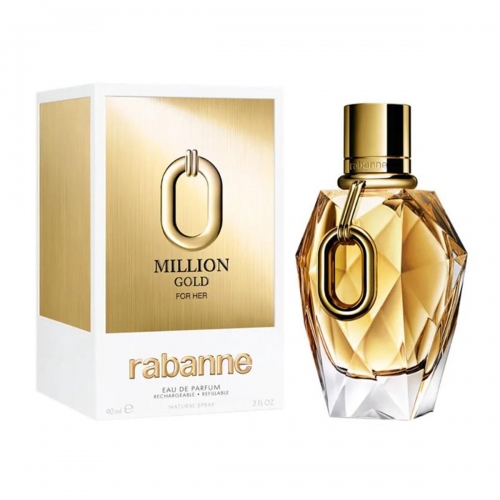 Paco Rabanne Million Gold For Her Woman Eau de Parfum Recarregável 90ml