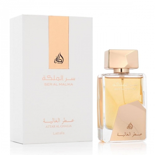 LATTAFA SER AL MALIKA EAU DE PARFUM ATTAR AL GHALIA 100ML VAPORIZADOR