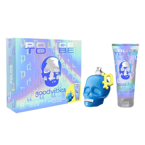 POLICE TO BE GOODVIBES Eau de Toilette FOR MEN 40ML + SHAMPOO E GEL 100ML