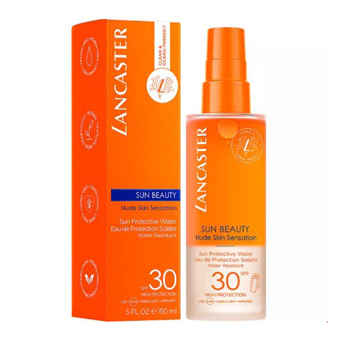 LANCASTER SUN BEAUTY AGUA SPRAY SPF30 WATERPROOF 150ML VAPORIZADOR