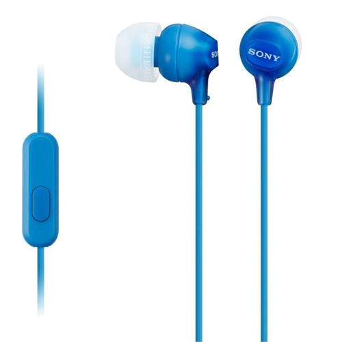 AURICULARES C/MICRO SONY MDR-EX15AP AZUL
