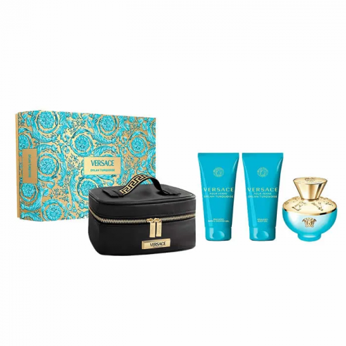 Versace Dylan Torquoise Eau De Toilette Spray 100ml Set 4 Peças