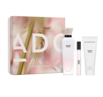Adolfo Domínguez Jazmin Tonka Woman Eau de Parfum 120ml + Loção Corporal Perfumada + Mini Eau de Parfum 10ml Coffret