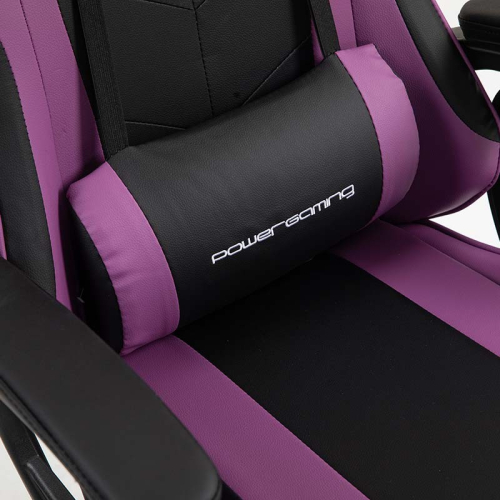 Cadeira Gaming PowerGaming Preto+LILÁS