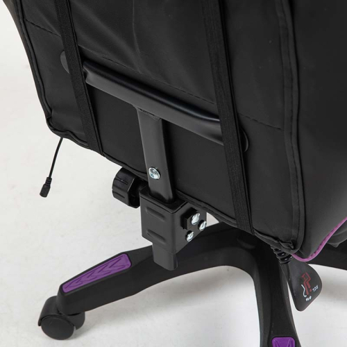 Cadeira Gaming PowerGaming Preto+LILÁS