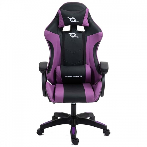 PowerGaming Cadeira ALTIFALANTE MASSAGEM Preto+LILÁS