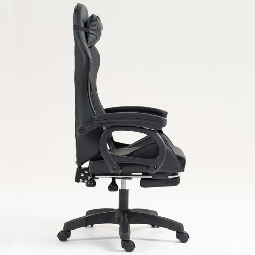 Cadeira PowerGaming 7 PONTOS DE MASSAGEM E APOIO PARA OS PÉS Preto