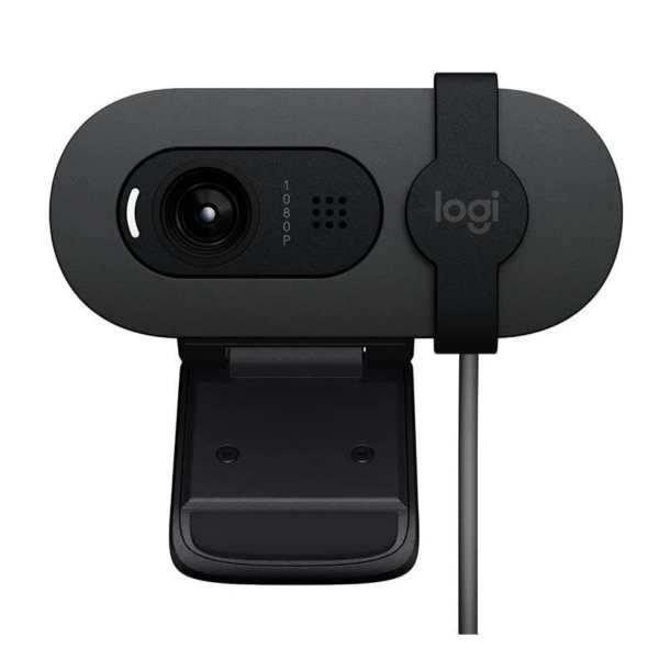 Webcam Logitech Brio 105 Full HD - 2 megapixéis - Anti-reflexo - Grafite