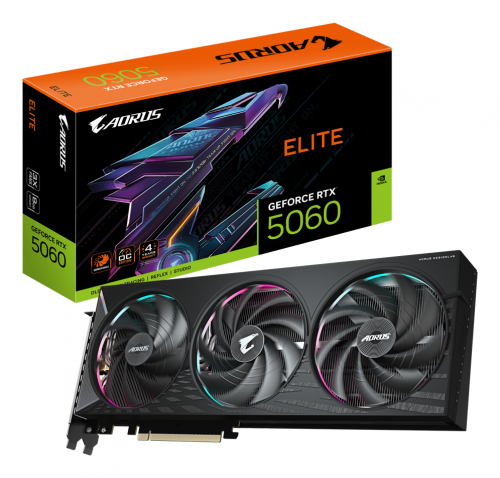 PLACA GRAFICA GIGABYTE GAMING RTX 5060 AOURUS 8GB GDDR7