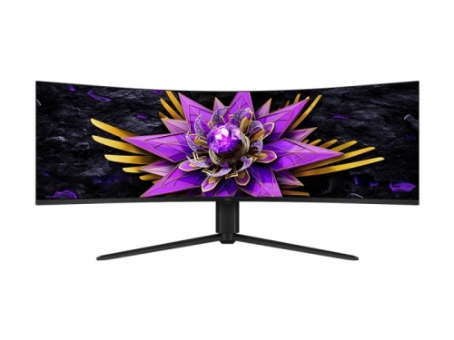 MONITOR TCL 57R94 57"CURVO MiniLED 32:9 - Dual 4K 7680x2160 - 120Hz - Resposta de 1ms - Vesa 100x100 - Branco