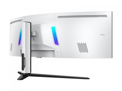 MONITOR TCL 57R94 57"CURVO MiniLED 32:9 - Dual 4K 7680x2160 - 120Hz - Resposta de 1ms - Vesa 100x100 - Branco