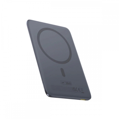 Powerbank Os-Baseus Picogo Am41 Ultra-Slim Magnetic Power Bank 5000Mah 20W Space Grey (Includes Simp