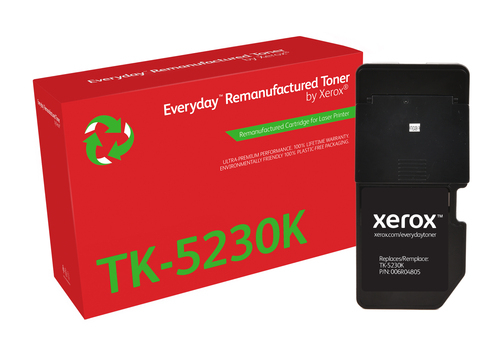 Xerox Everyday Kyocera TK5220/TK5230 Preto Toner Remanufacturado - Substitui 1T02R90NL1/1T02R90NL0/TK5220K/TK5230K