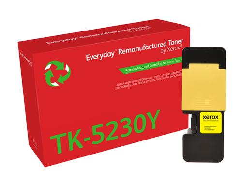 Xerox Everyday Kyocera TK5220/TK5230 Amarelo Toner Remanufacturado - Substitui 1T02R9ANL1/1T02R9ANL0/TK5220Y/TK5230Y