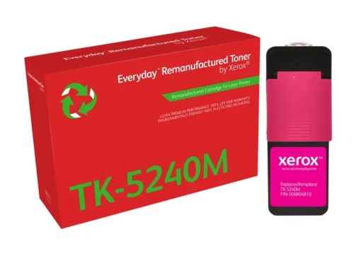 Xerox Everyday Kyocera TK5240 Magenta Toner Remanufacturado - Substitui 1T02R7BNL0/TK5240M