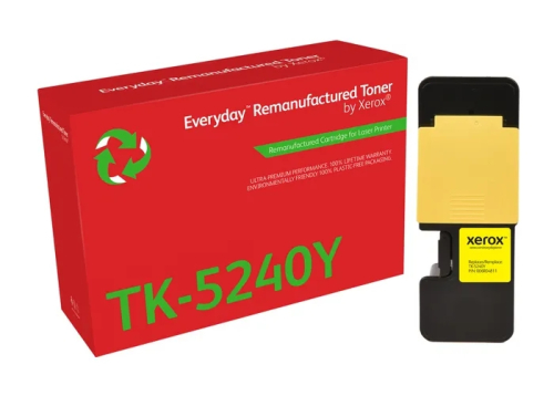 Xerox Everyday Kyocera TK5240 Amarelo Toner Remanufacturado - Substitui 1T02R7ANL0/TK5240Y