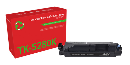 Xerox Everyday Kyocera TK5280 Preto Toner Remanufacturado - Substitui 1T02TW0NL0/TK5280K