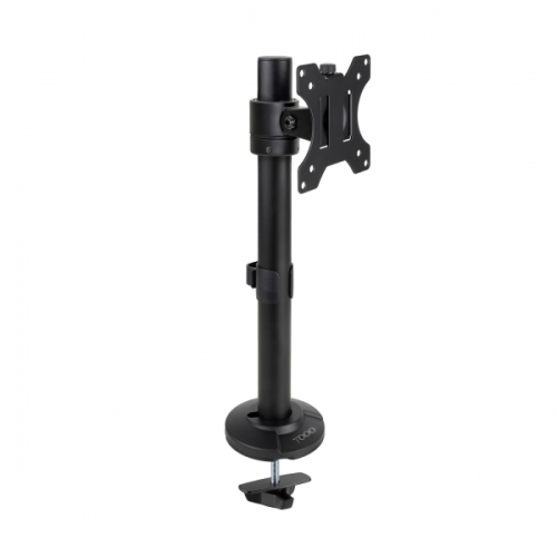 Suporte Mesa Monitores Tooq de 17"a 32"- Altura,rotação e rotação ajustáveis - Gestão de cabos - VESA 100x100 mm - Preto