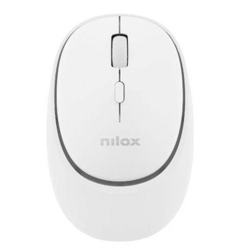 Nilox Dual-Wireless Recarregável Branco e Sem Fio Silent Dual Nilox Dual