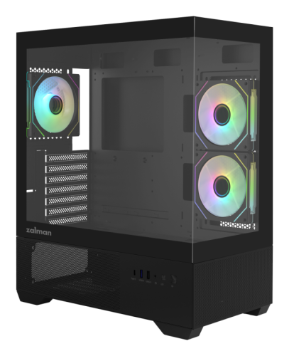CAIXA ZALMAN CHRONIX ATX 3 XVENT 120MM ARGB 1XUSB 3.0 PRETO