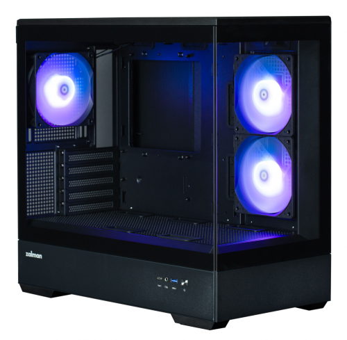 CAIXA ZALMAN P30 MATX 3 X VENT 120MM ARGB 2XUSB 3.0 PRETO