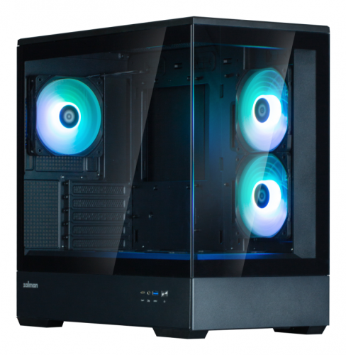 CAIXA ZALMAN P30 V2 MATX 3 X VENT 120MM ARGB 2XUSB 3.0 PRETO