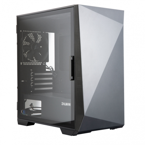 CAIXA ZALMAN Z1 ICEBERG MICRO-ATX 3XVENT 120MM 2XUSB 3.0 PRETO