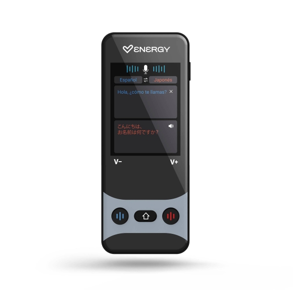 Tradutor Inteligente AI Energy Sistem 2.4"Black