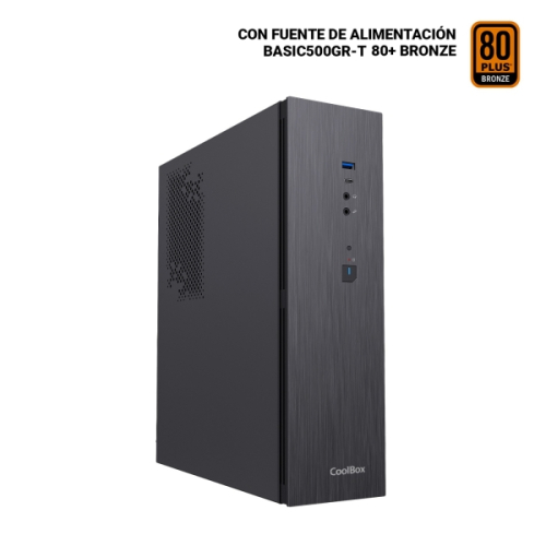 Coolbox T370 Slim Caixa MicroATX