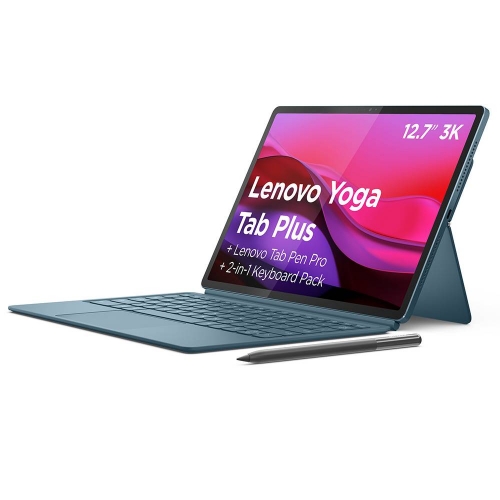 Tablet Lenovo Yoga Tab Plus TB520FU 12.7"16GB/256GB Wi-Fi Tidal Teal + Teclado Lenovo 2-in-1 Keyboard Pack + Pen Stylus Lenovo Tab