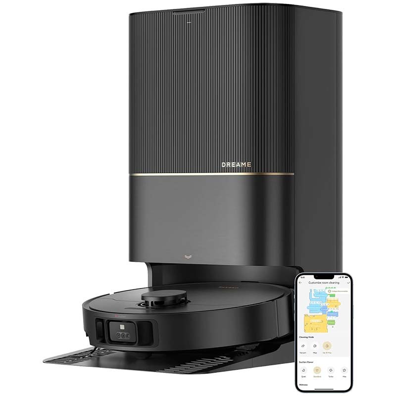 Aspirador Robot Dreame X40 Ultra Preto com Base Auto-esvaziante