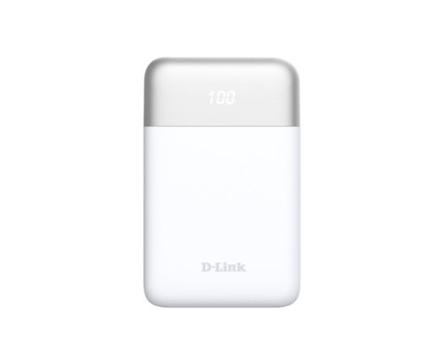 D-Link DPP-101 Powerbank 10.000mAh - 18W PD 3.0 - QC 3.0 - Branco
