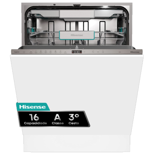 HISENSE MAQUINA LOUÇA INTEG 7PROG 16TALH (A)