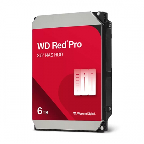 WD HDD 3.5"6TB 256MB 7200RPM SATA 6GB/S RED PRO NAS