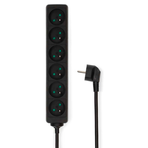 NEDIS EXTENSAO ELETRICA 6 TOMADAS 3M 3680W 16A| 230 V AC 50 60 HZ