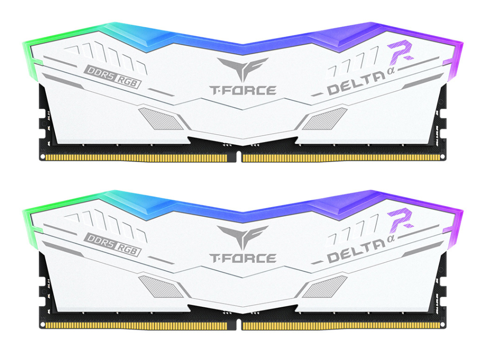 DDR5 TEAMGROUP T-FORCE DELTA RGB 16GB X2 6000 NEGRO CL30-39-39-76 1.4V