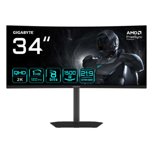 MONITOR GAMING GIGABYTE GS34WQCA 34"3440X1440 EK