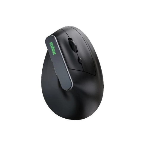 Nilox Rato Wireless Vertical Recarregável Silencioso 1600 DPI Preto
