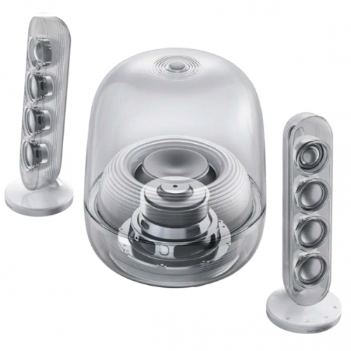 HARMAN KARDON COLUNAS 2.1 SOUND STICKS 5 BLUETOOTH E HDMI WHITE