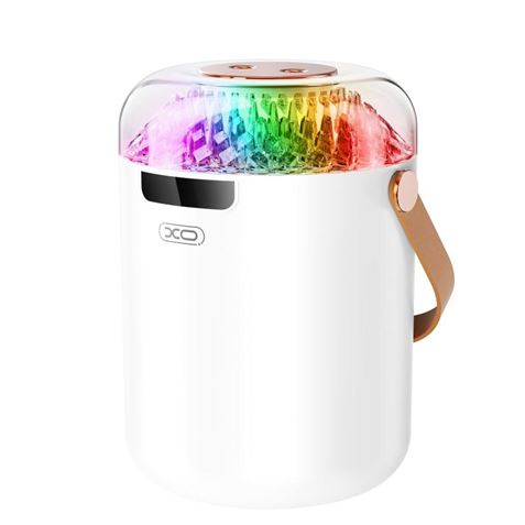 Humidificador XO HF13 - 5 modos de pulverização - Bateria de 500mAh - Capacidade de 1,5L - RGB - Branco