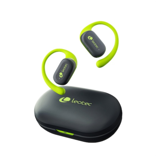 LEOTEC EARPHONES OPEN AIR ZENITH SPORT GRIS-LIMA