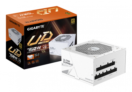 FONTE DE ALIMENTAÇÃO GIGABYTE GP-UD750GM PG5 ICE 750W 80+ GOLD