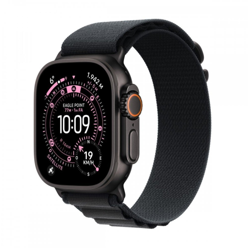 APPLE WATCH ULTRA 3 GPS + CELLULAR 49MM BLACK TITANIUM CASE WITH BLACK ALPINE LOOP - LARGE