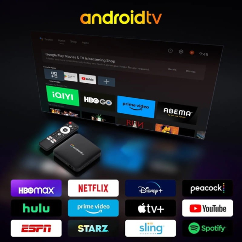 H96 Max S905L3 2GB/8GB 4K WiFi Dual Band Android 14 Preto