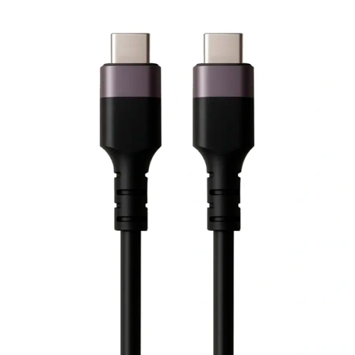 EWENT CABO USB-C 10GBPS 60W PVC PRETO 1MT